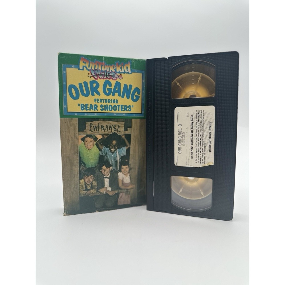 Our Gang‎ V. 3 Bear Shooters VHS The Little Rascals Rare Video Tape Vintage